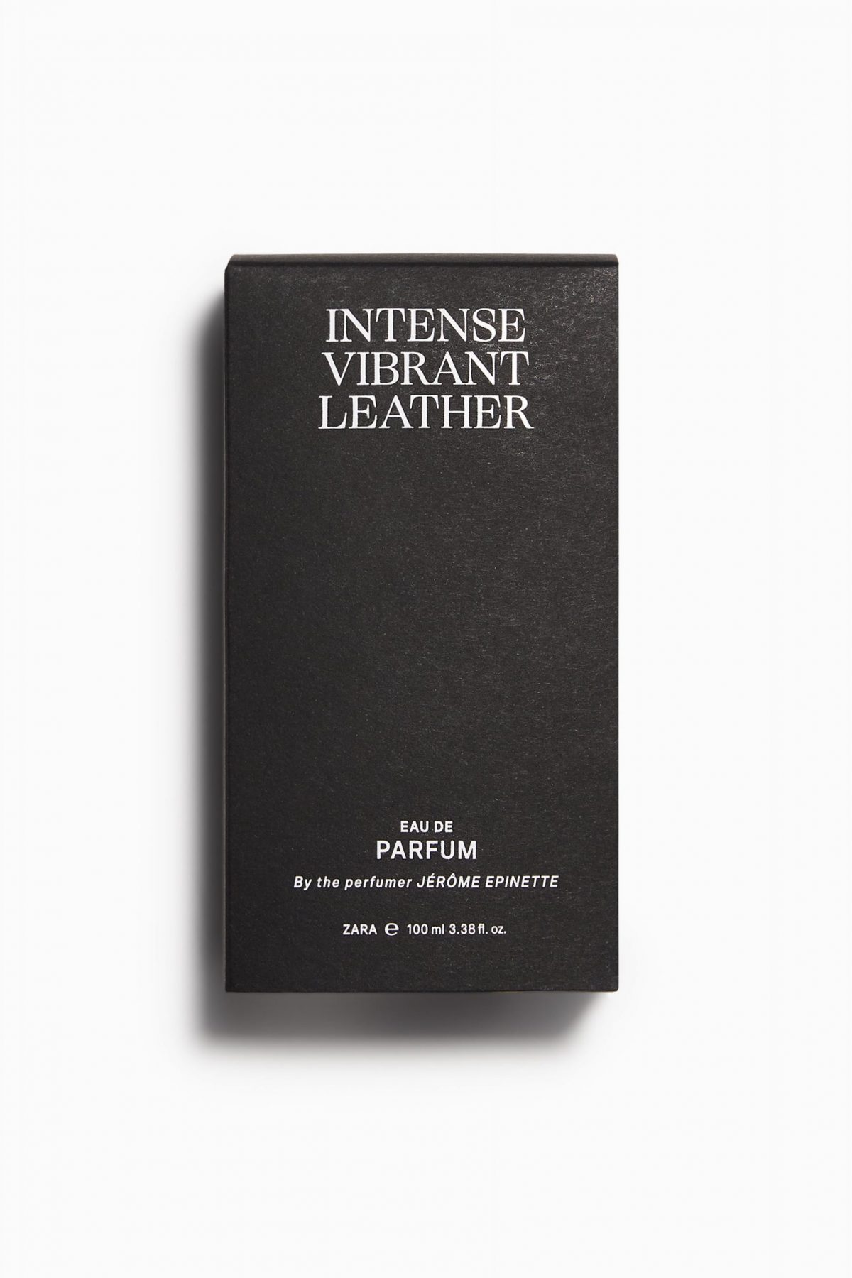 عکس از جعبه جدید ادکلن اورجینال زارا اینتنس ویبرانت لدر 100 میل ZARA Intense Vibrant Leather