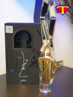 عکس از شیشه و جعبه ماهر لطافه اورجینال Lattafa Maahir gold