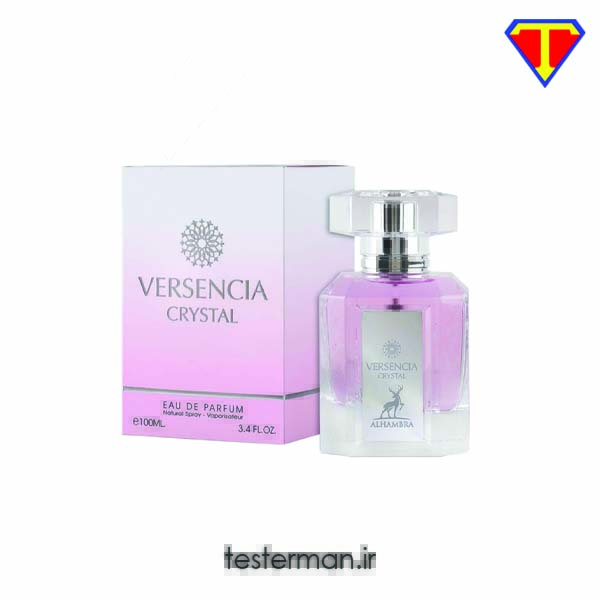ادکلن زنانه ورساچه برایت کریستال صورتی الحمبرا Maison Alhambra Versace Bright Crystal